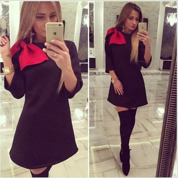 Women's Fall Sexy Casual Wear Fashionable and elegant print dress Vestidos Long Sleeve One-piece Dress Orders can be sh-Dollar Bargains Online Shopping Australia