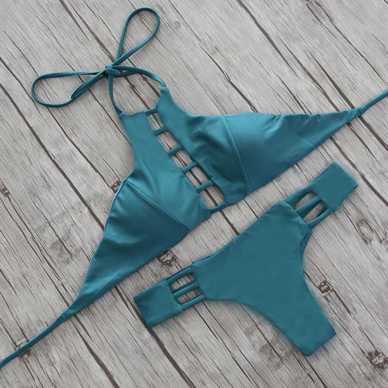 Online discount shop Australia - Bikinis Women Push Up Women Sexy Print Bikini Set Beach Bathing Suits Biquini