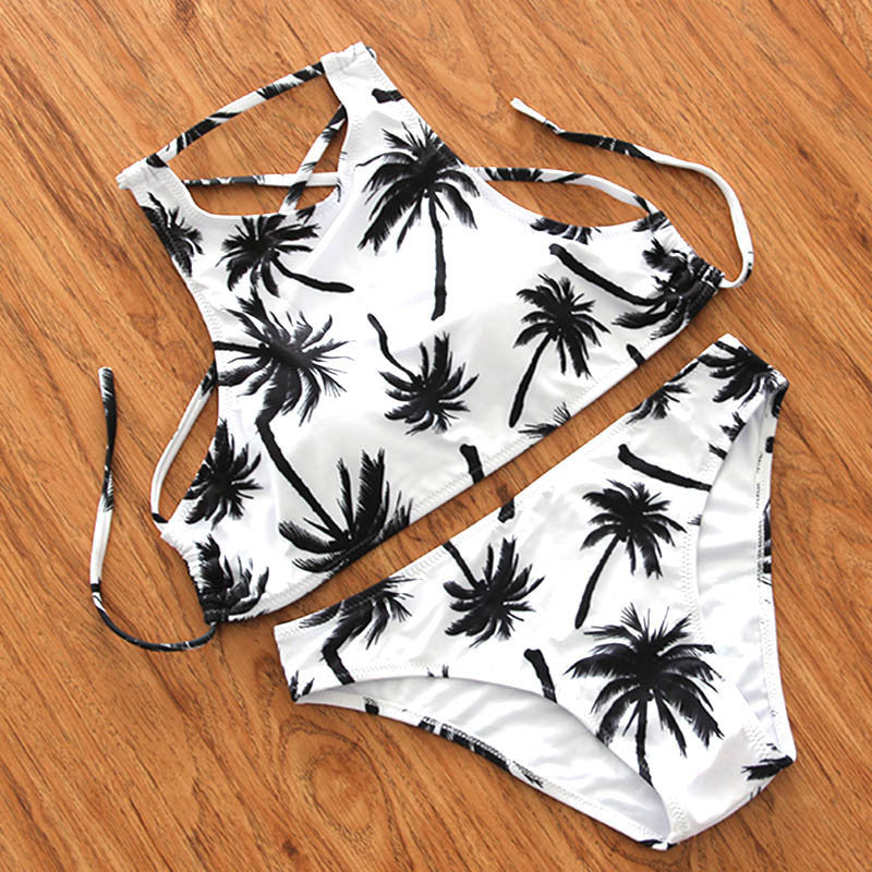 Online discount shop Australia - Bikinis Women Push Up Women Sexy Print Bikini Set Beach Bathing Suits Biquini