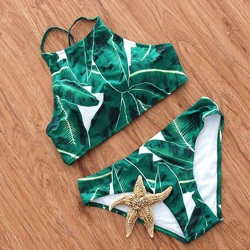 Online discount shop Australia - Bikinis Women Push Up Women Sexy Print Bikini Set Beach Bathing Suits Biquini