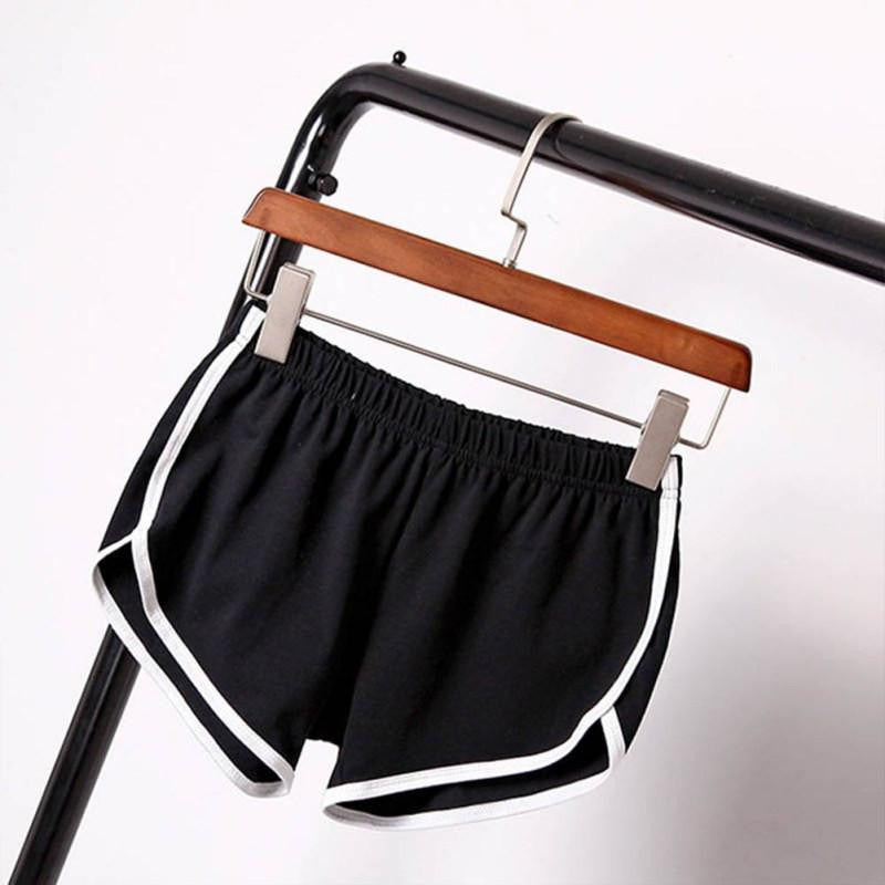 Summer Street Fashion Shorts Women Elastic Waist Short Pants Women All-match Loose Solid Soft Cotton Casual Short