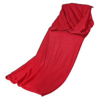 Supper Home Warm Fleece Blanket Robe Cloak With Sleeves