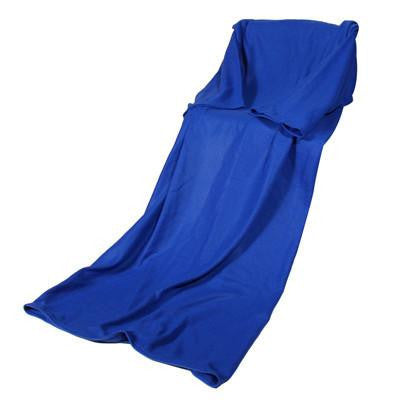 Supper Home Warm Fleece Blanket Robe Cloak With Sleeves