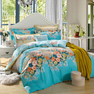 Online discount shop Australia - bedding sets 4pcs stripe duvet quilt cover for king queen full twin size bedclothes 100%cotton cartoon bed linen kids bedsheet