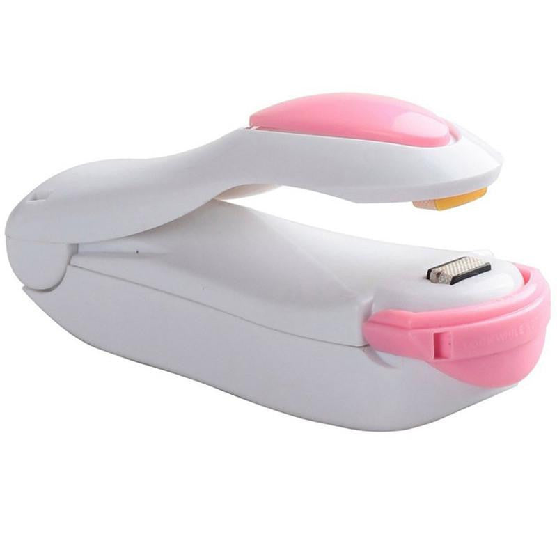 Vacuum Food Sealer Mini Portable Heat Bag Clips Hand Pressure Sealing Machine Impulse Bag Sealer Plastic Bag
