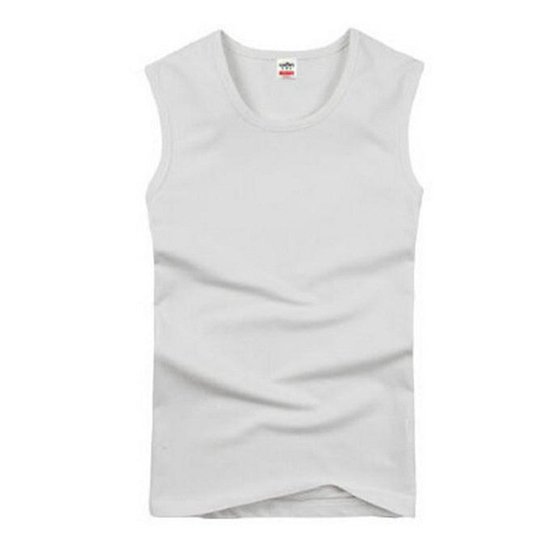 Tank Top Men Undershirt Brand High Men's Vest Bodybuliding Clothing Singlets Men's Sleeveless D4151