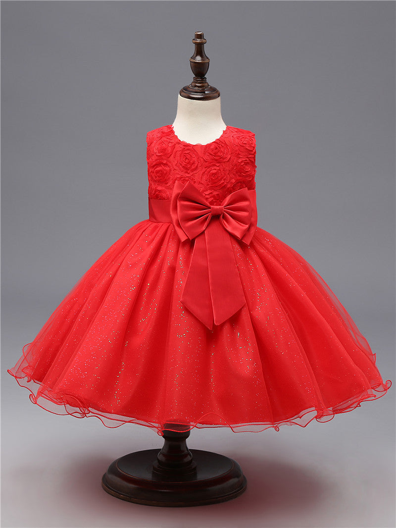 Online discount shop Australia - Children's Christmas Dresses For Girls Wedding Party Baby Girl Princess Birthday Baptism Dress Teenager Girl Clothing