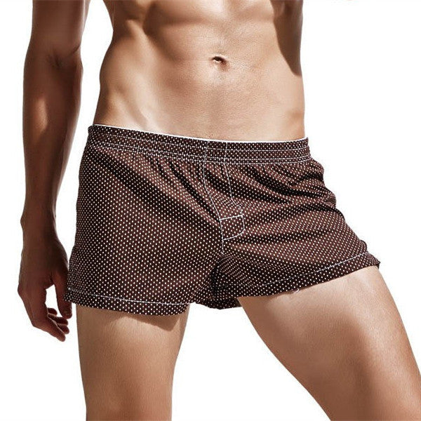 Online discount shop Australia - Men's Underwear Loose Leisure Shorts Cotton Comfortable Men Boxer Shorts Fashion Plaid Boxers Men Lounge Home Wear Underwears