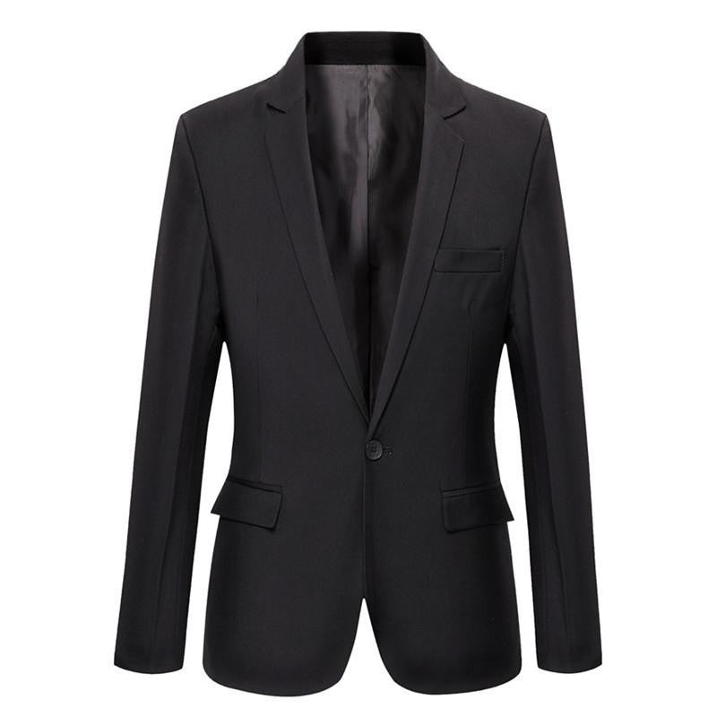 Suit Blazer Men Fashion Slim Male Suits Casual Solid Color Masculine Blazer Size M-3XL