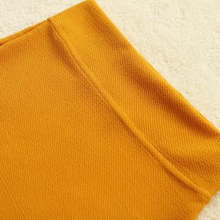 Trend Knitting High Candy color Packet buttock professional A-line skirt Summer short mini skirt women