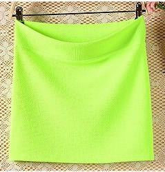 Trend Knitting High Candy color Packet buttock professional A-line skirt Summer short mini skirt women
