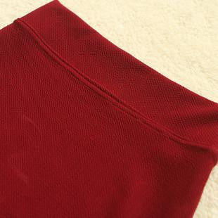 Trend Knitting High Candy color Packet buttock professional A-line skirt Summer short mini skirt women