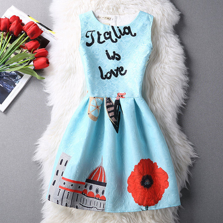 Print Summer Women Casual Dress Ethnic Ladies A-Line Party Evening Elegant Dresses Female Plus Size XL