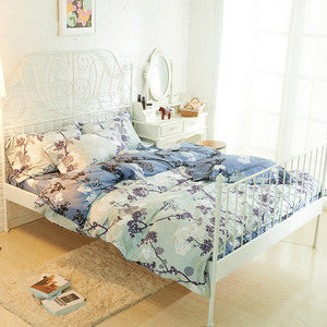 Online discount shop Australia - Bedding Set Queen Full Size Bedlinen (1pc comforter case+1pc bedsheet+2pc pillowcases) 4pc Duvet Cover Sets