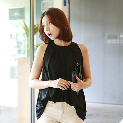 Tanks Women's Blouse Body Chiffon Women Shirt tunics Tops Female Casual Clothing Ladies Shirts White Fashion