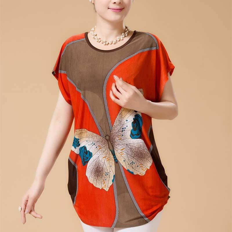 women casual blouses plus size short sleeve floral women blouses shirts