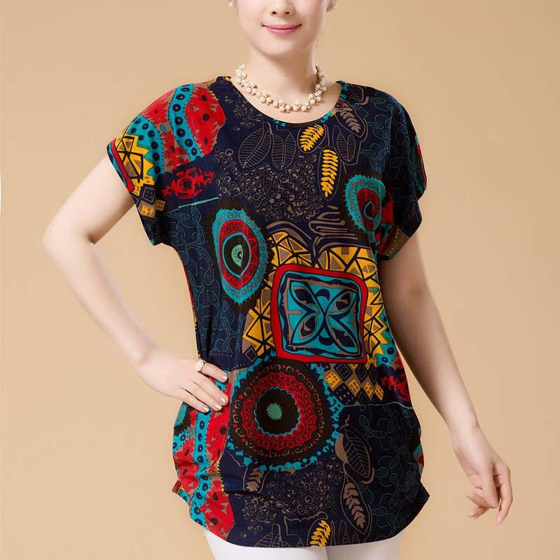 women casual blouses plus size short sleeve floral women blouses shirts