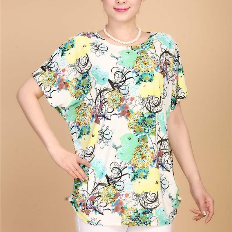 women casual blouses plus size short sleeve floral women blouses shirts
