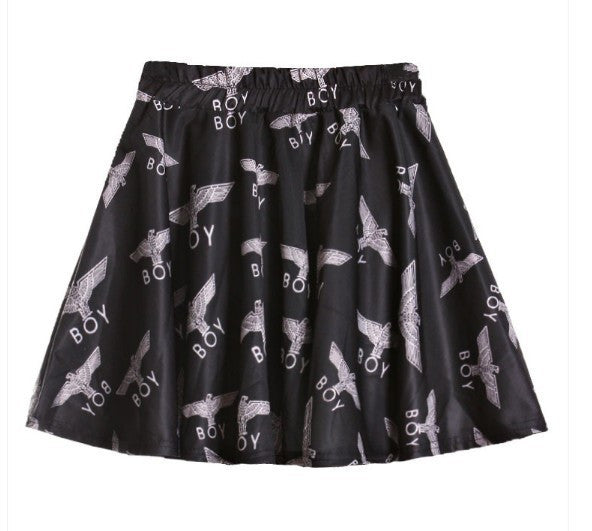 Online discount shop Australia - East Knitting women high waist pleated skirts new fashion Black candy color skirt