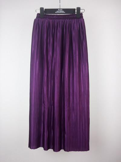 Women Fashion Gold Sequined Skirts Female Black Red Green High Waist Pleated Midi Novelty Midi Skirts