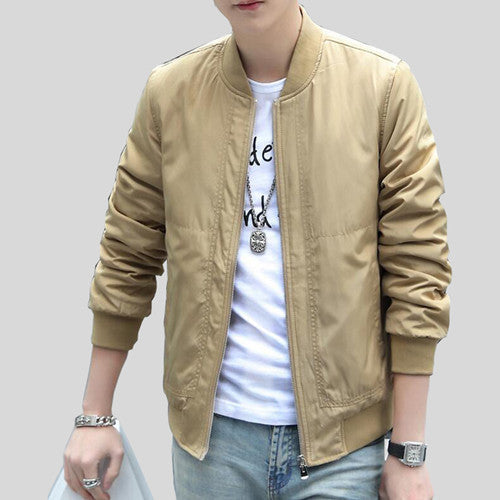 Online discount shop Australia - Men's Jacket Fashion Long Sleeve Male Coats Slim Fit Solid Casual