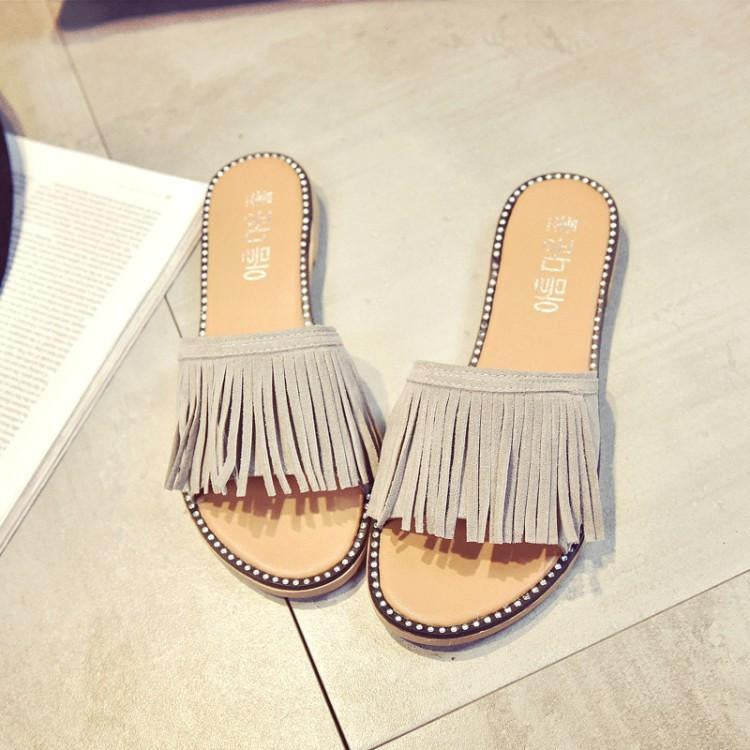 Tassel Sandals Women Slippers Fringe Sandal Flats Slides Women Shoes