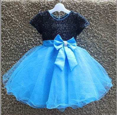 Online discount shop Australia - Elegant dress party baby girl princess dress clothing many colors 1272