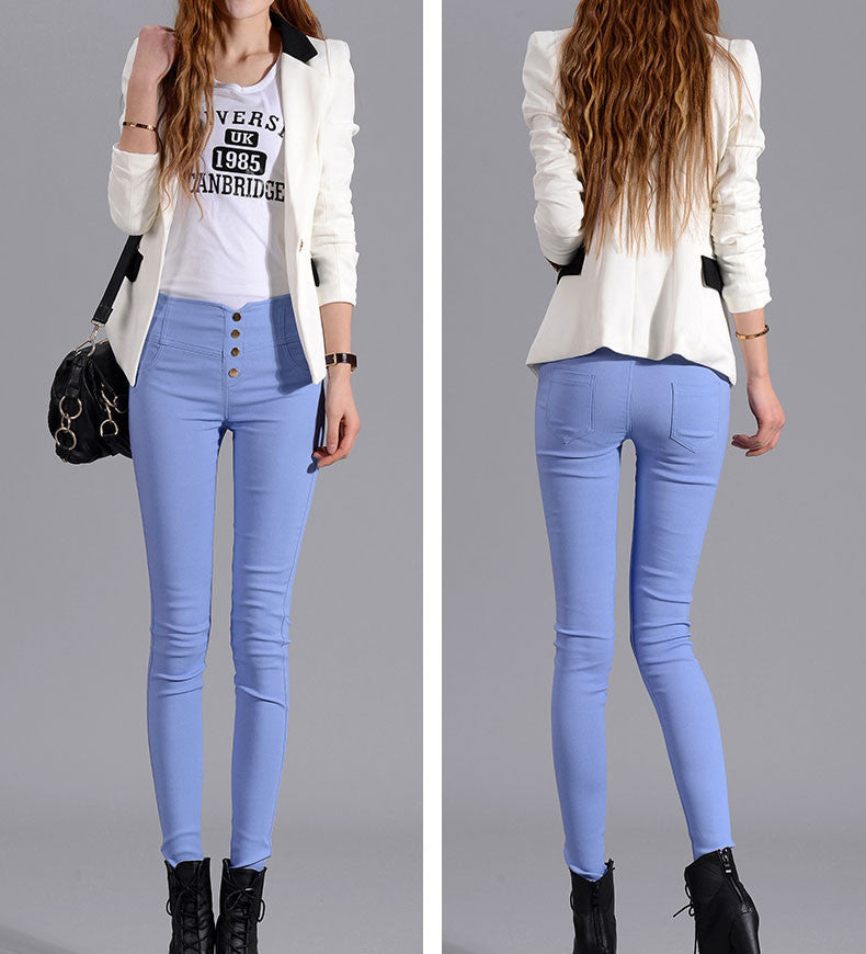 Online discount shop Australia - Elegant Women Work Wear Plus Size Slim High Waist Stretch Pencil Pants Women Trousers Leggings