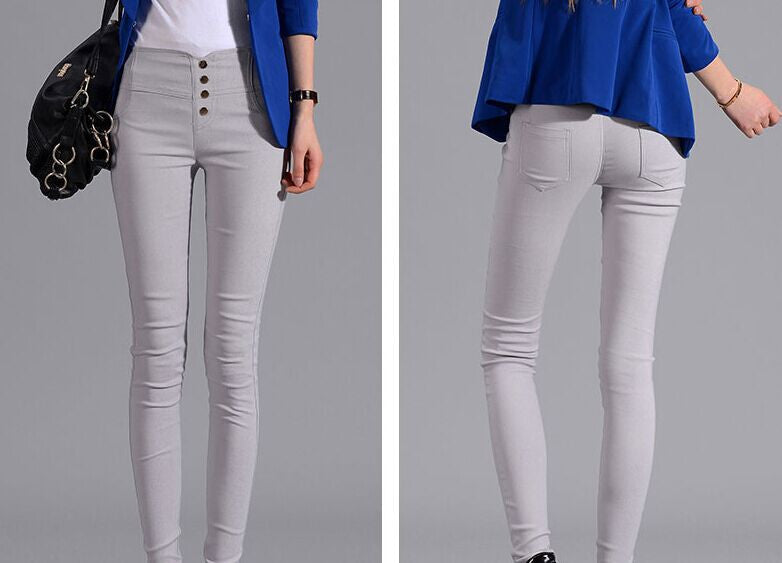 Online discount shop Australia - Elegant Women Work Wear Plus Size Slim High Waist Stretch Pencil Pants Women Trousers Leggings