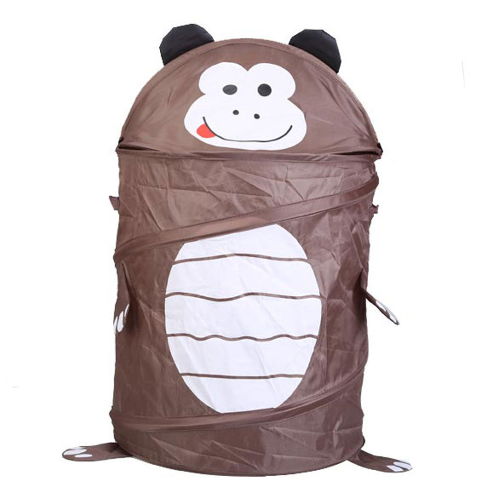 Online discount shop Australia - Cute Animal Storage Bucket Folding Cylinder Laundry Basket Toy Box 9 Style Toy Box Organizer Storage Bag