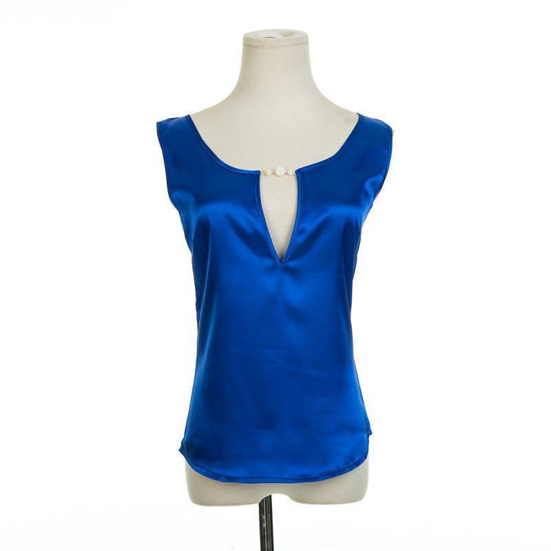 style Women Tops solid Tees Sleeveless Loose Blouses shirts Plus Size Female Shirts