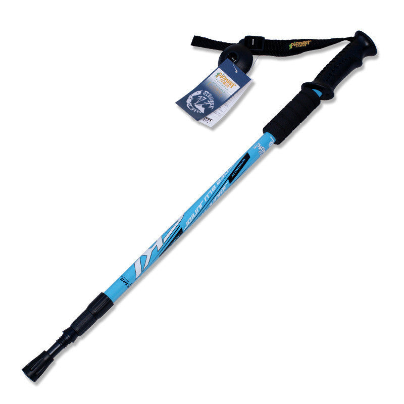1PC Adjustable AntiShock Trekking Hiking Walking Stick Pole 3-section 66cm-135cm/ 26 " to 53 " with Drop-Dollar Bargains Online Shopping Australia