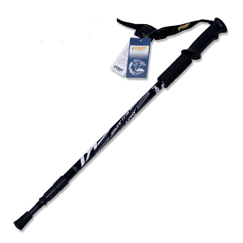 1PC Adjustable AntiShock Trekking Hiking Walking Stick Pole 3-section 66cm-135cm/ 26 " to 53 " with Drop-Dollar Bargains Online Shopping Australia