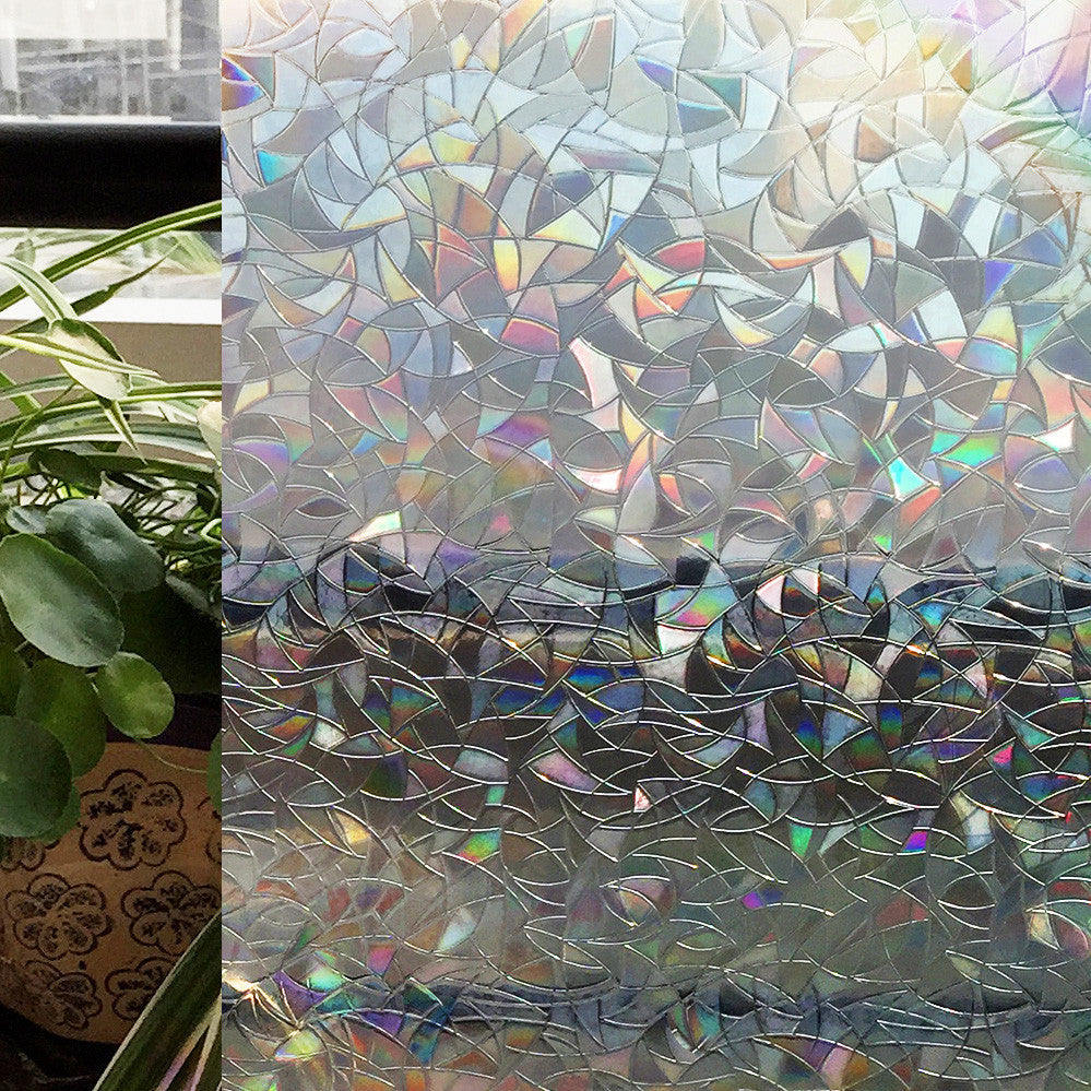 Window Films,Home Decorate Premium No-Glue 3D Static Decorative Film, Window Stickers, 60 x 200Cm-Dollar Bargains Online Shopping Australia