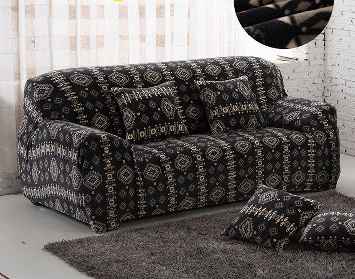 Pixel Stretch Sofa Slipcover,Fashion couch cover, Grey sofa cover