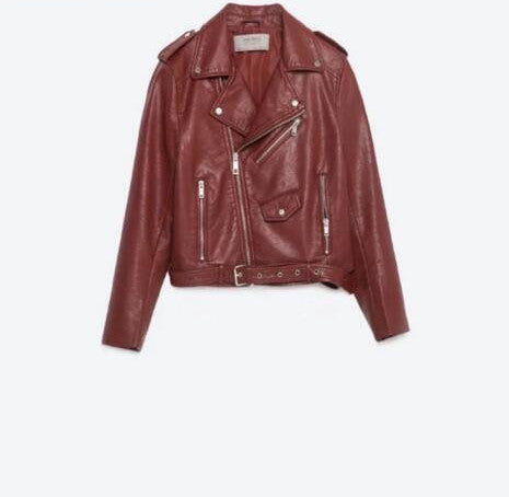 Online discount shop Australia - fashion Women Leather Jacket And The Wind Zipper Bright New Ladies Leather Coat Jacket Women
