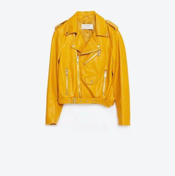 Online discount shop Australia - fashion Women Leather Jacket And The Wind Zipper Bright New Ladies Leather Coat Jacket Women
