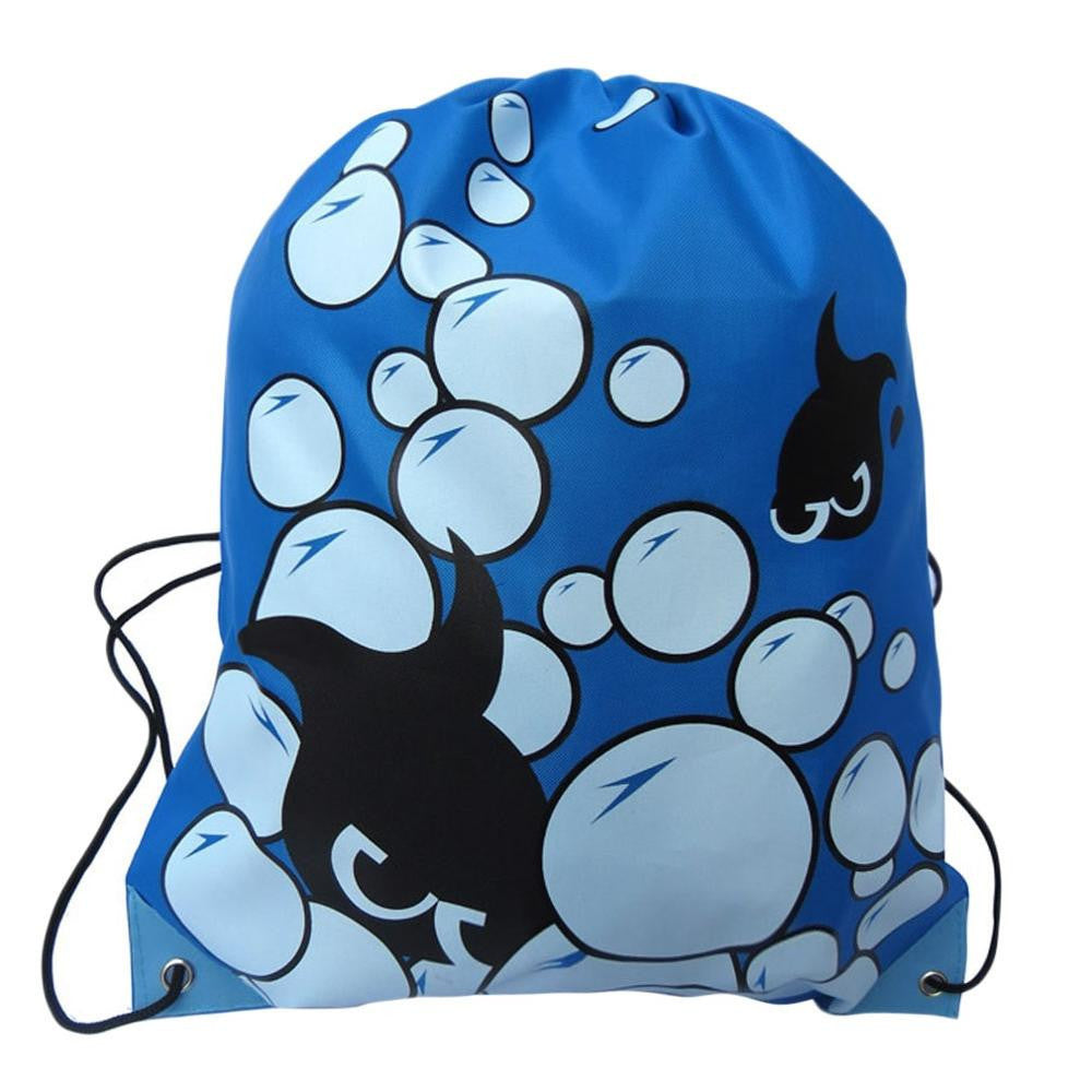 Swimming bags Drawstring Beach Bag Sport Gym Waterproof Backpack Swim Dance