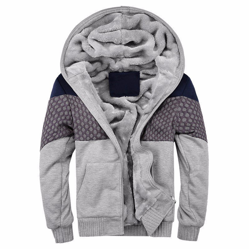 Online discount shop Australia - Fashion Bomber Mens Vintage Thickening Fleece Jacket Designer Famous Brand Male Slim Fit Warm Coat