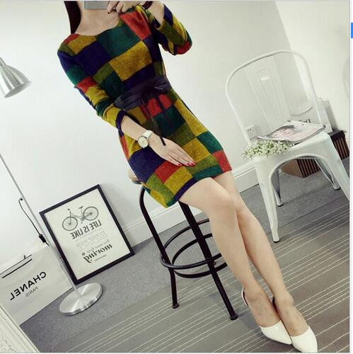 Dresses Plus Size Fashion Retro Casual O-Neck Pocket Long Sleeve Vinta Dresses Plus Size Fashion Retro Casual O-Neck Pocket Long Sleeve Vinta