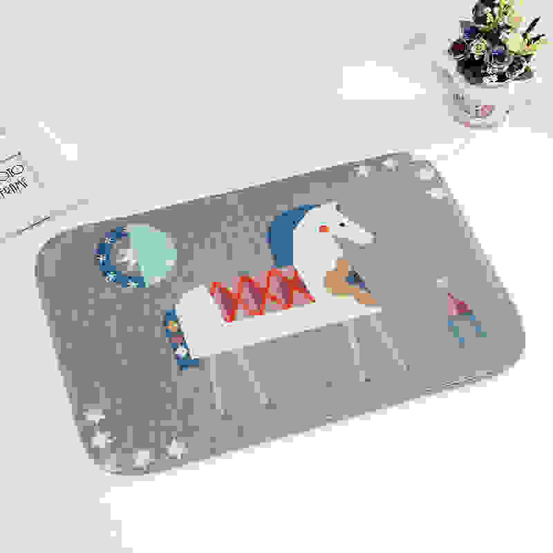 Online discount shop Australia - Cute Funny Room Entrance Doormat Bathroom Kitchen Anti-Slip Mat Floor Rug Carpet Cartoon Comfy Bedroom DIY Area 40*60cm