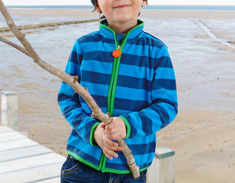 Online discount shop Australia - Children Kids Boy girl hoodies Baby Boys girls stripe fleece jackets and coats kids boys sweatshirt