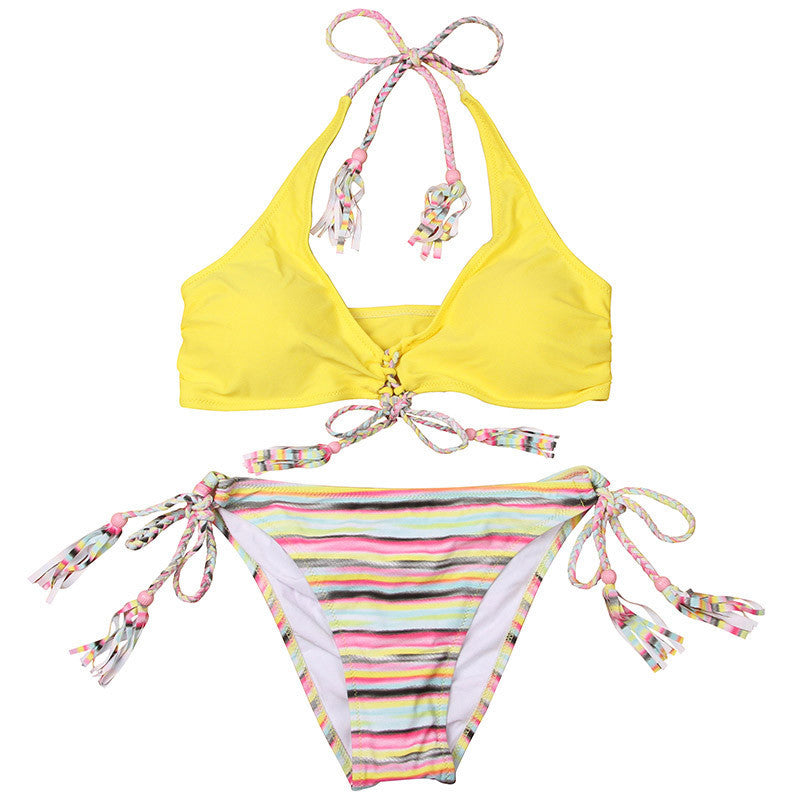 Handmade Crochet Bikini Women Swimsuit Push Up Swimwear female Brazilian Bikini Set Beach Wear Bathing Suit