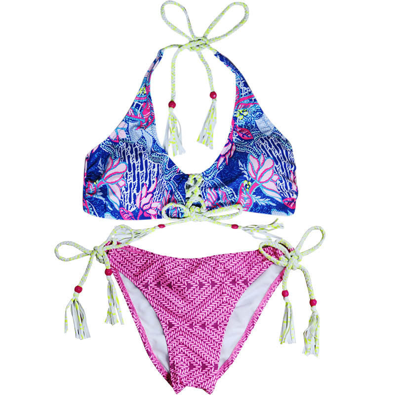 Handmade Crochet Bikini Women Swimsuit Push Up Swimwear female Brazilian Bikini Set Beach Wear Bathing Suit