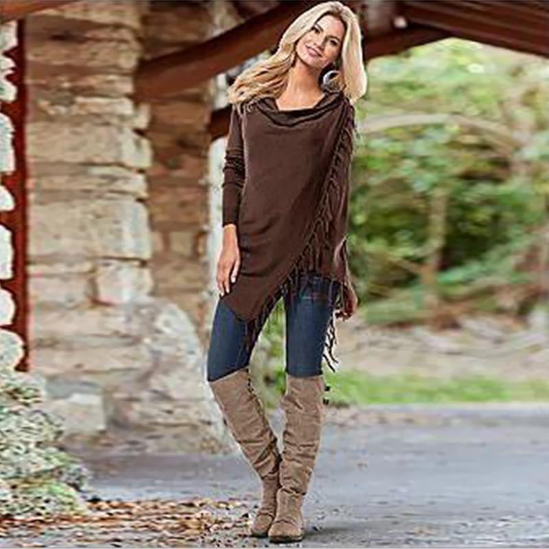 Thin Cardigan Women Long Sleeve Slash Knitted Oversized Sweater Loose Hem Tassel Cardigan Sweater Women Plus Size XXL 3XL