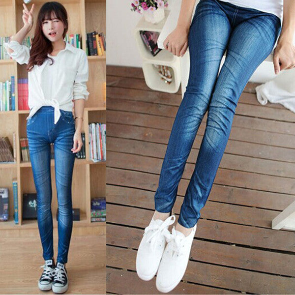 Online discount shop Australia - Fashion Ladies Denim Sexy Skinny Jeans Jegging Tights Stretch Pants Trousers