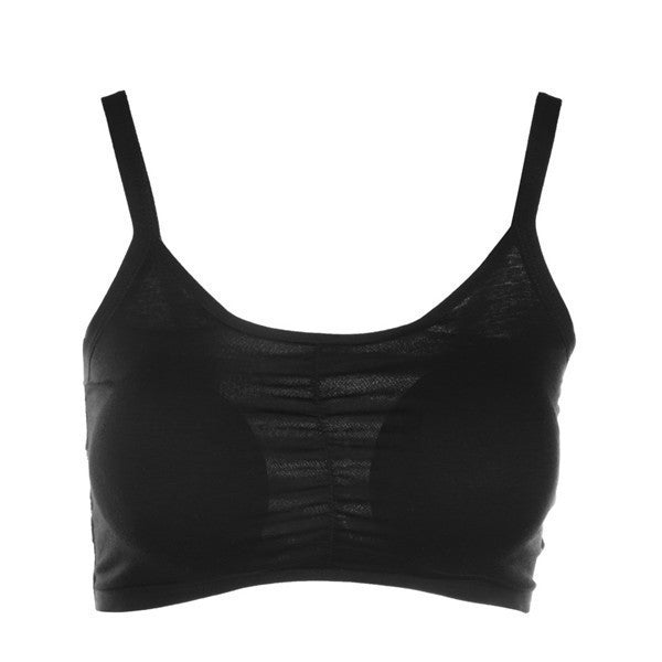 Online discount shop Australia - 1PC Sexy Backless Hollow Out Base Vest Cotton Spandex Women's Bustier Bra Crop Top Tank Beach Newest