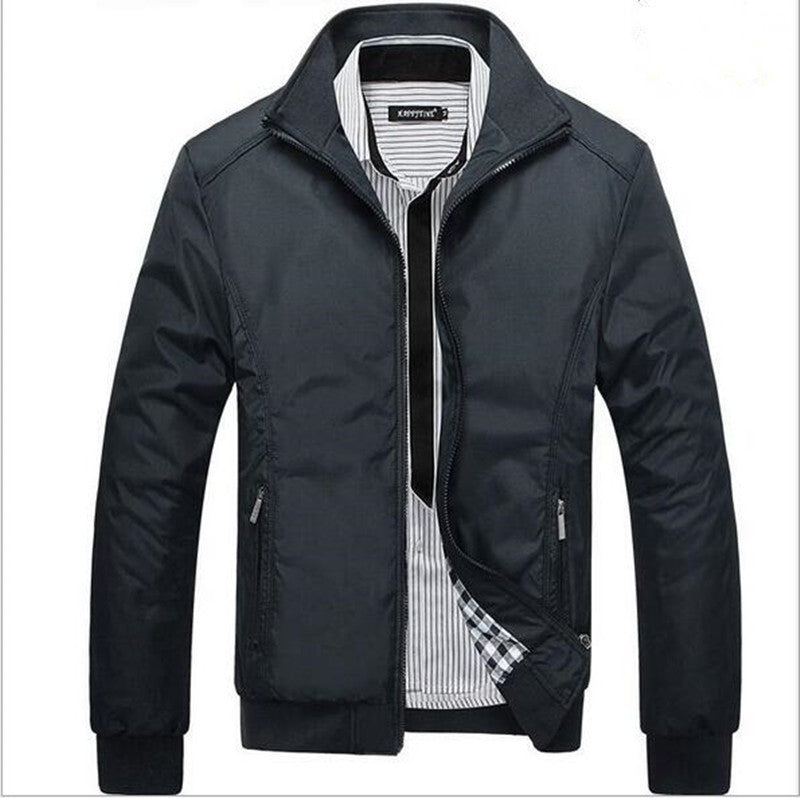 Online discount shop Australia - Men Jacket Fashion Casual Loose Mens Jacket Bomber Jacket Mens jackets and Coats Plus Size M-5XL 3Colors