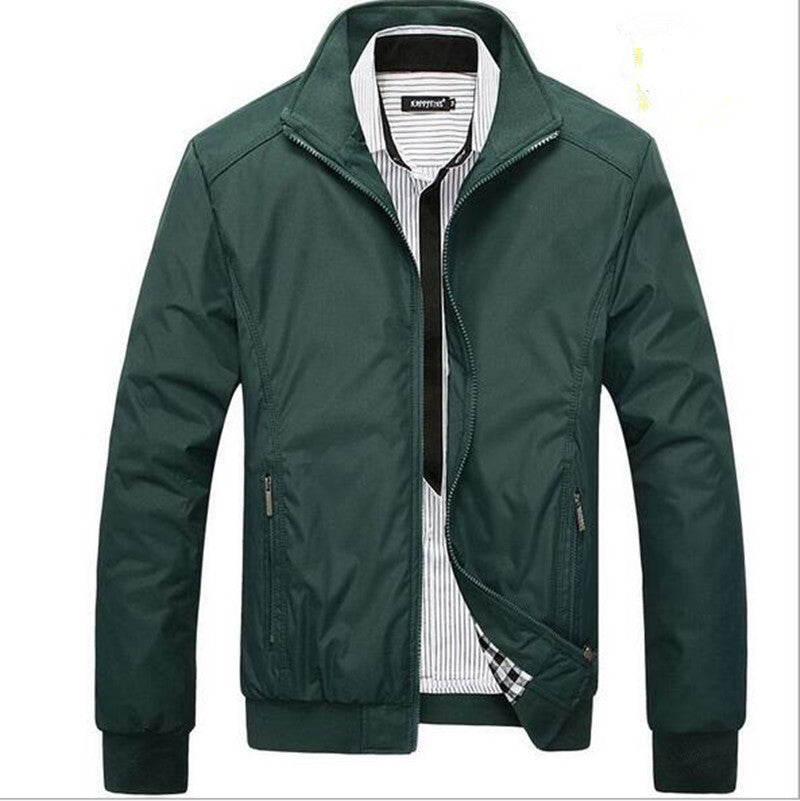 Online discount shop Australia - Men Jacket Fashion Casual Loose Mens Jacket Bomber Jacket Mens jackets and Coats Plus Size M-5XL 3Colors