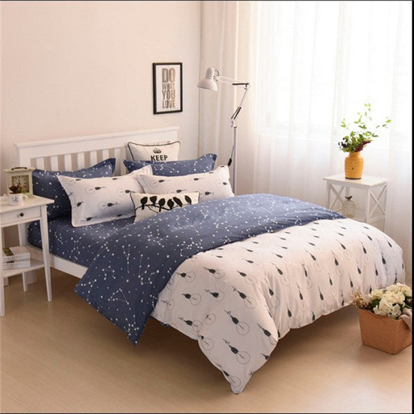 style fashion style queen/full/twin size bed linen set bedding set bedclothes duvet cover bed sheet pillowcases